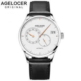 AGELOCER Swiss Luxury Brand Watch For Men Stainless Steel Clock Male Diver Watch Mens Shockproof Waterproof Wristwatch 5102A1