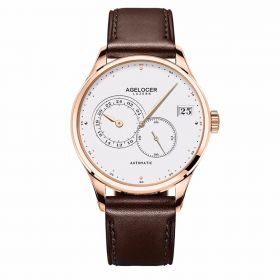 Top Luxury Switzerland Brand AGELOCER Men Automatic Watches Men's Clock Man Gold Waterproof Wrist Watch 5102D2