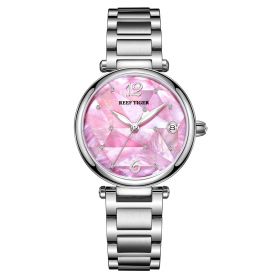 Reef Tiger Love Party Solid Steel With Miyota 8215 Automatic Mop Dial RGA1584-YPY